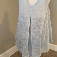 Sage Knit Sheer Tank