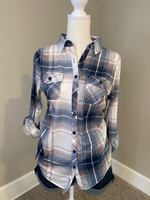 
              Navy & Blush Plaid
            