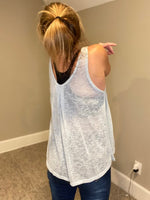 
              Sage Knit Sheer Tank
            
