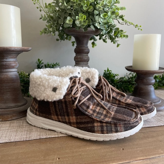 Odelle Bootie in Brown