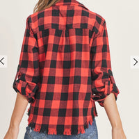 
              Red Buffalo Plaid Flannel
            